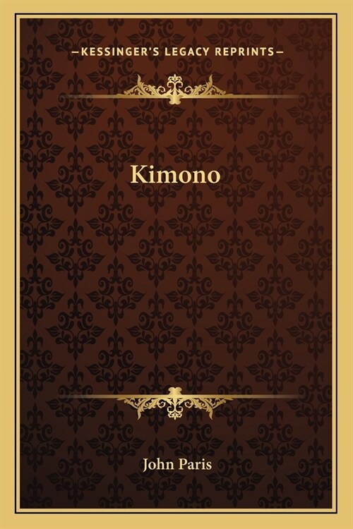 Kimono (Paperback)