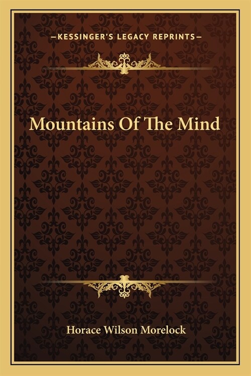 Mountains Of The Mind (Paperback)