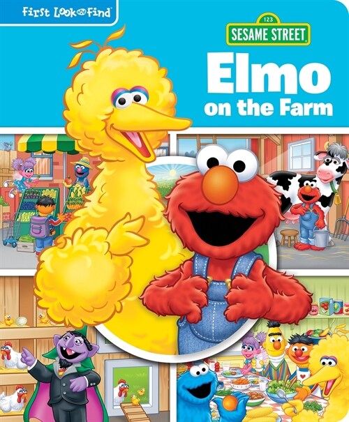 Sesame Street: Elmo on the Farm First Look and Find (Board Books)