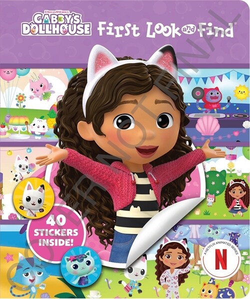 DreamWorks Gabbys Dollhouse: First Look and Find (Hardcover)