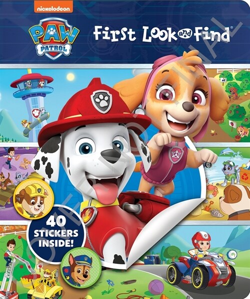 Nickelodeon Paw Patrol: First Look and Find (Hardcover)