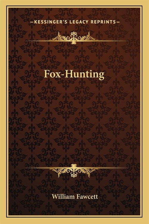 Fox-Hunting (Paperback)