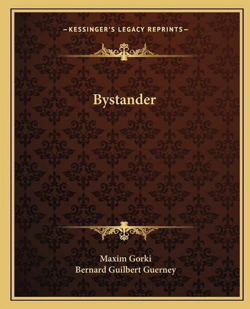 Bystander (Paperback)