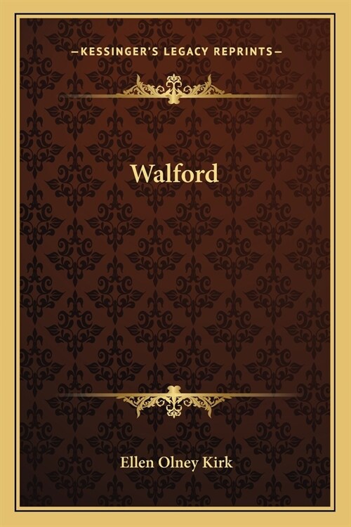 Walford (Paperback)