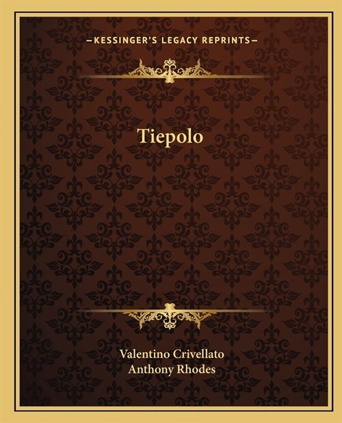 Tiepolo (Paperback)