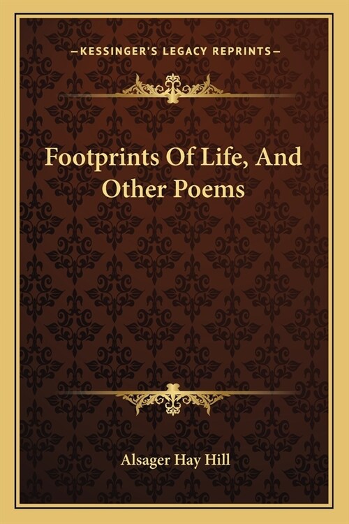 Footprints Of Life, And Other Poems (Paperback)