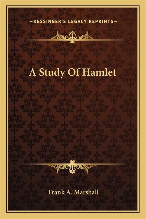 A Study Of Hamlet (Paperback)
