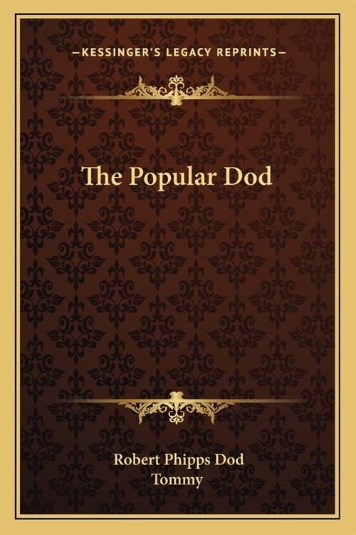 The Popular Dod (Paperback)