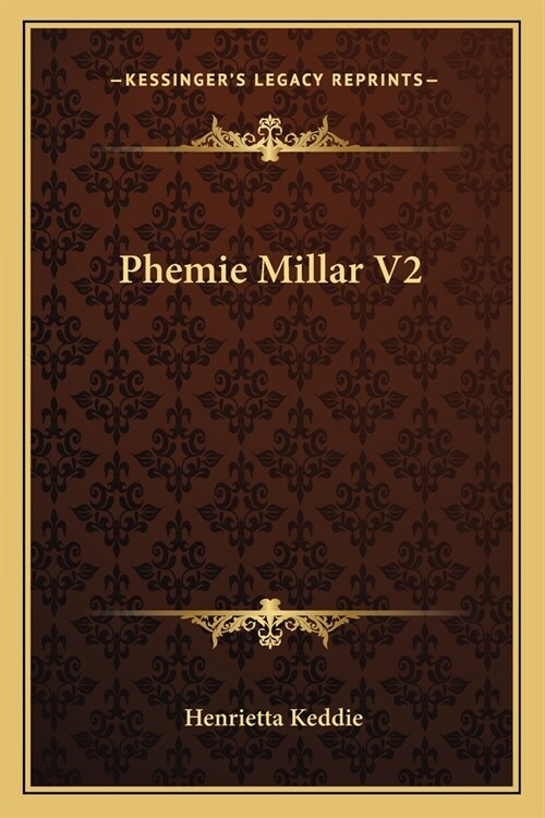 Phemie Millar V2 (Paperback)