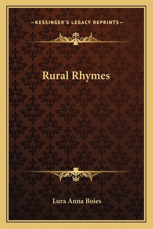 Rural Rhymes (Paperback)