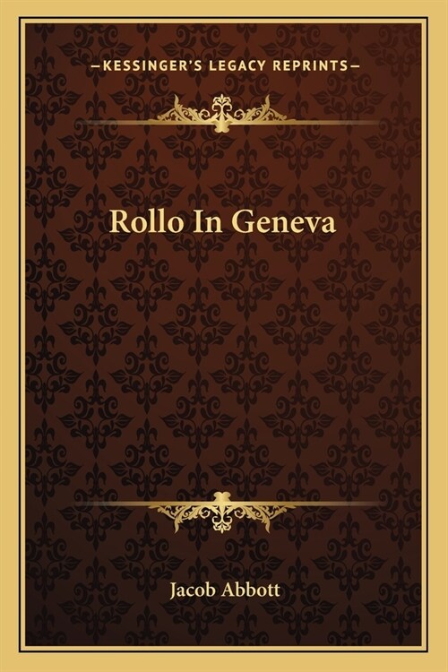 Rollo In Geneva (Paperback)