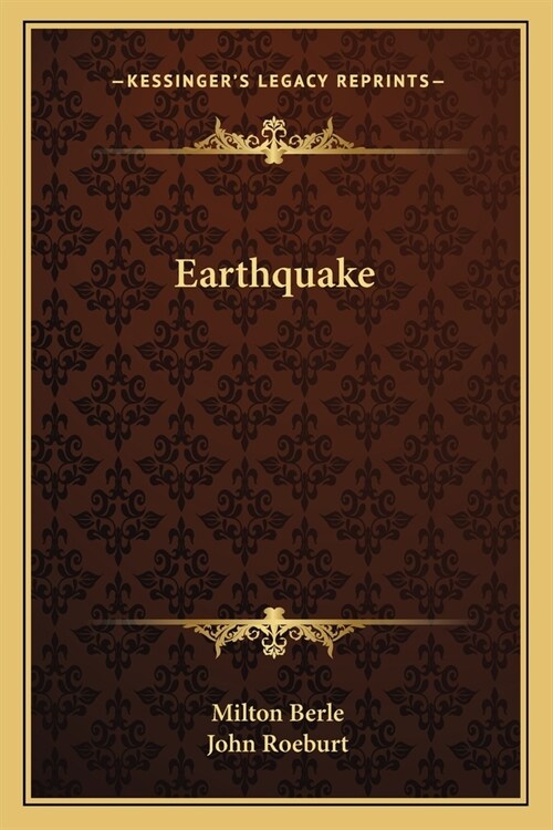 Earthquake (Paperback)