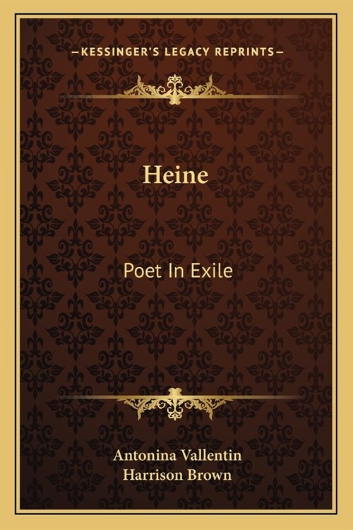 Heine: Poet In Exile (Paperback)