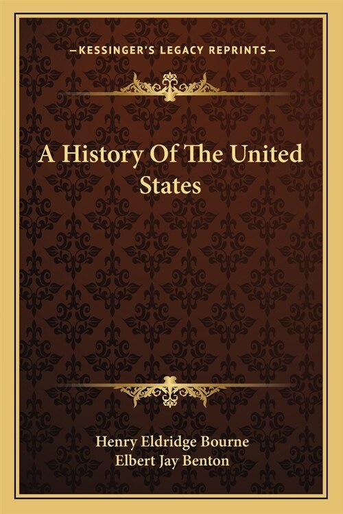 A History Of The United States (Paperback)