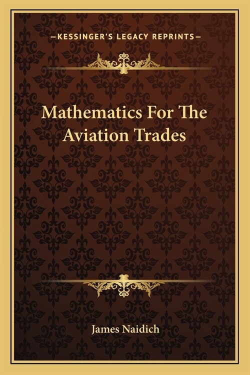 Mathematics For The Aviation Trades (Paperback)