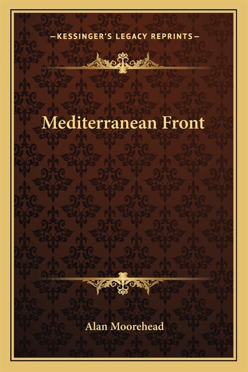 Mediterranean Front (Paperback)