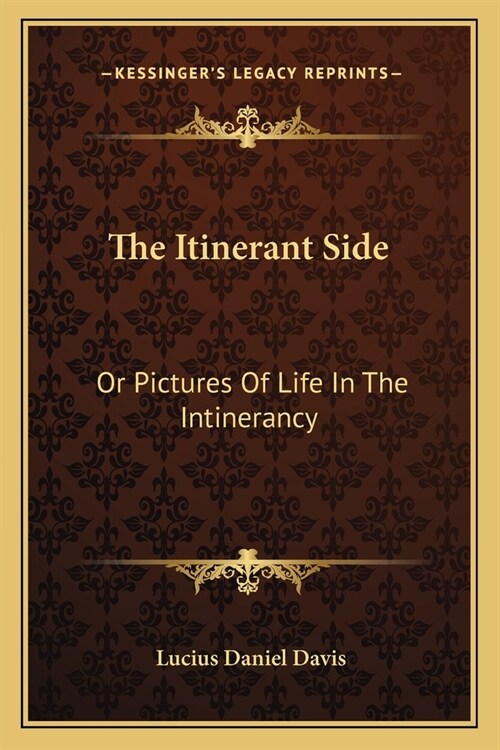 The Itinerant Side: Or Pictures Of Life In The Intinerancy (Paperback)