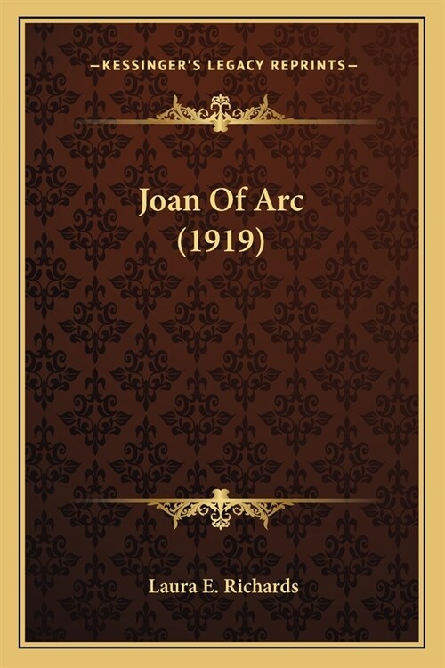 Joan Of Arc (1919) (Paperback)