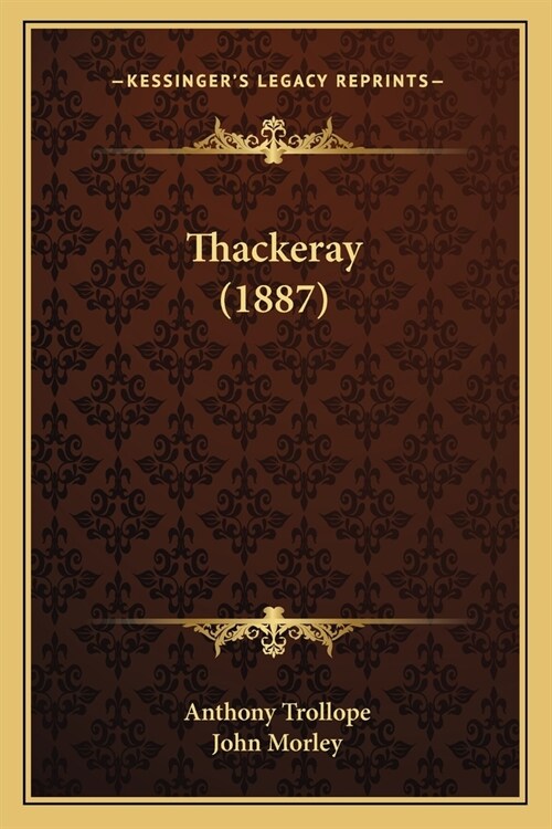 Thackeray (1887) (Paperback)