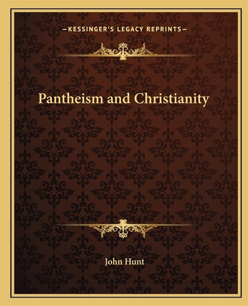 Pantheism and Christianity (Paperback)