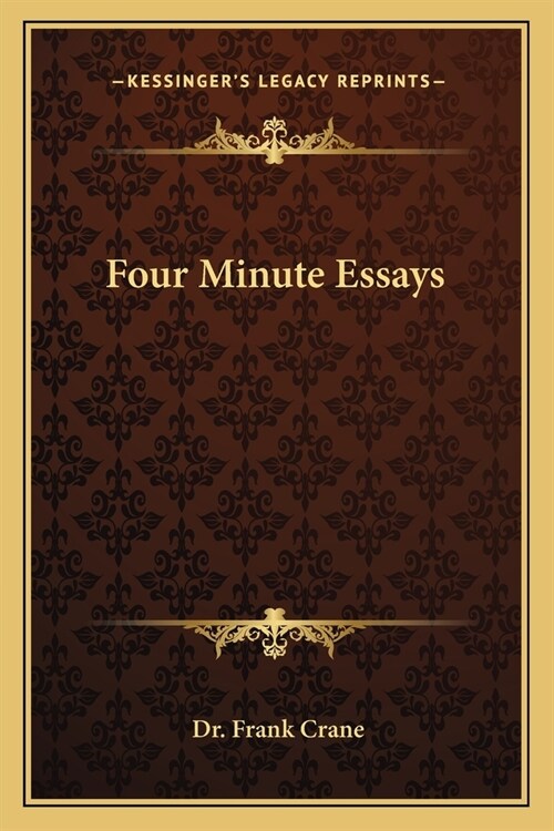 Four Minute Essays (Paperback)