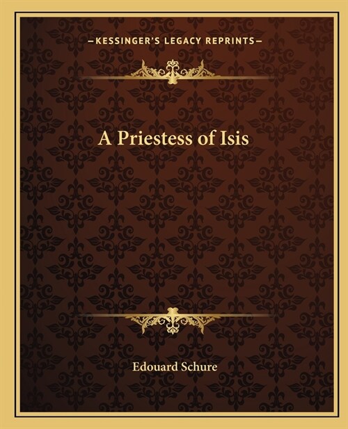 A Priestess of Isis (Paperback)
