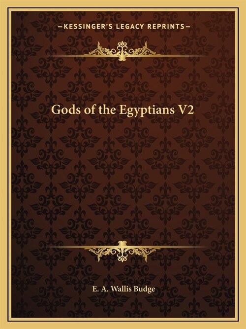 Gods of the Egyptians V2 (Paperback)