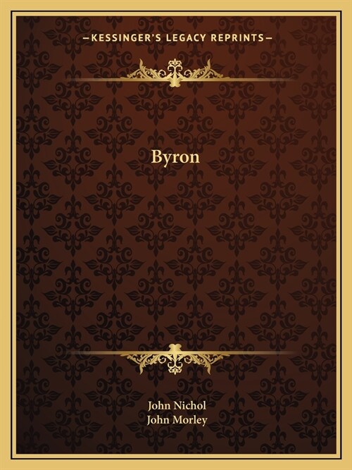 Byron (Paperback)