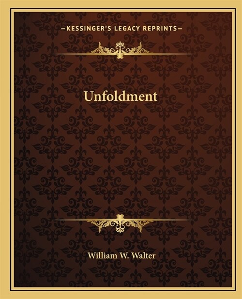 Unfoldment (Paperback)