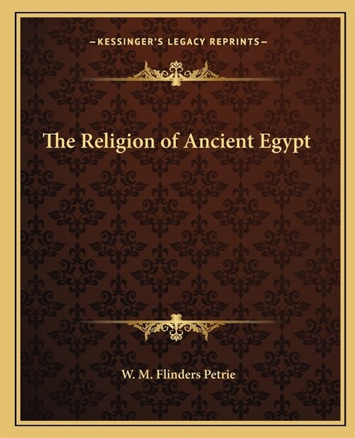 The Religion of Ancient Egypt (Paperback)