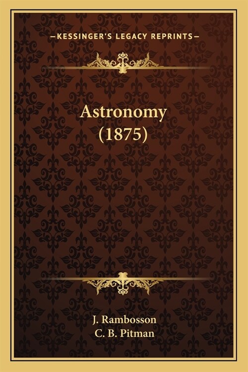 Astronomy (1875) (Paperback)