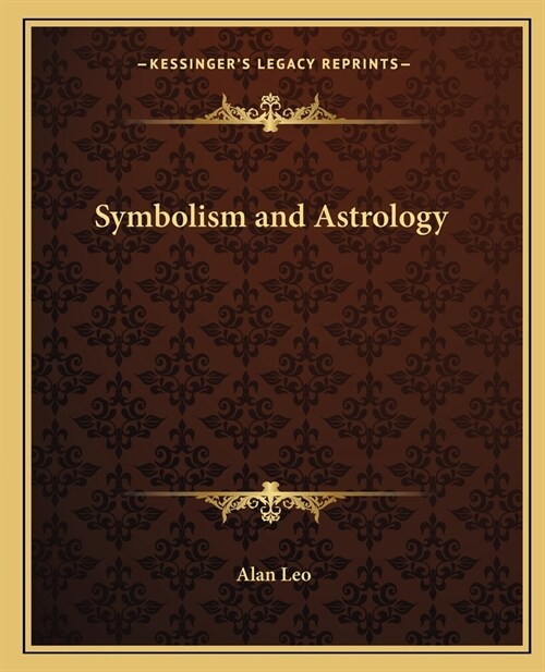 Symbolism and Astrology (Paperback)