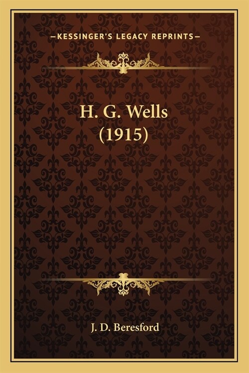 H. G. Wells (1915) (Paperback)