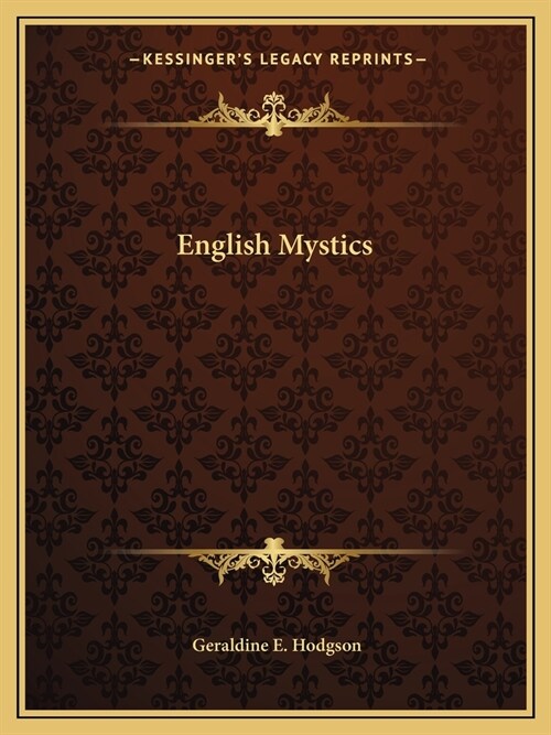 English Mystics (Paperback)