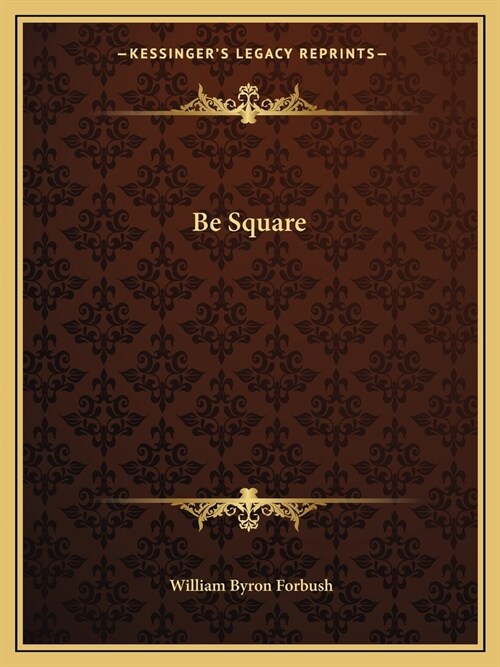 Be Square (Paperback)
