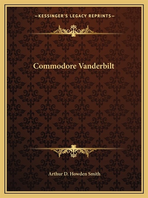 Commodore Vanderbilt (Paperback)