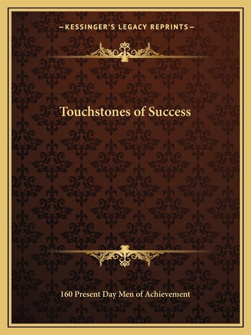 Touchstones of Success (Paperback)