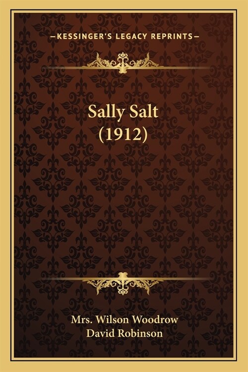 Sally Salt (1912) (Paperback)