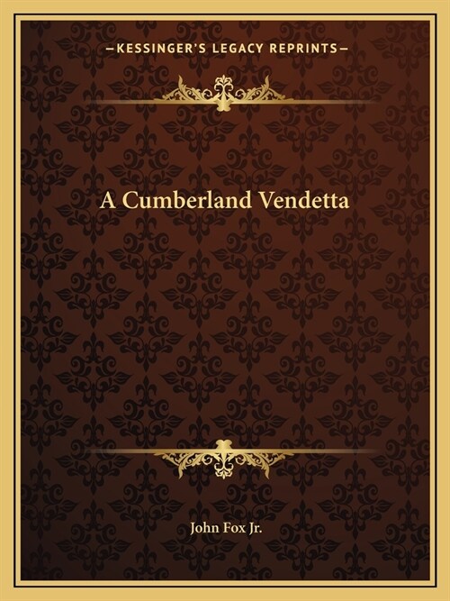 A Cumberland Vendetta (Paperback)