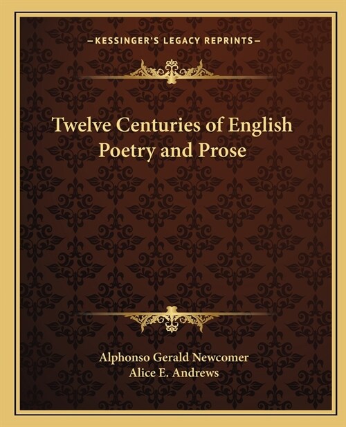Twelve Centuries of English Poetry and Prose (Paperback)