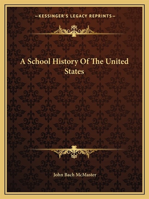 A School History Of The United States (Paperback)