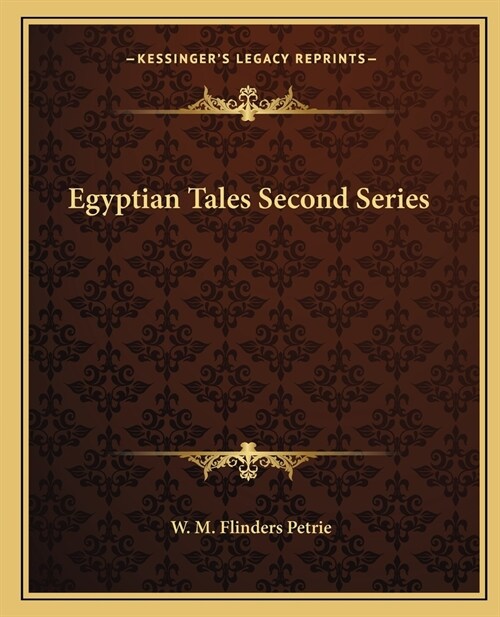 Egyptian Tales Second Series (Paperback)