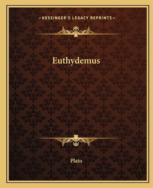 Euthydemus (Paperback)