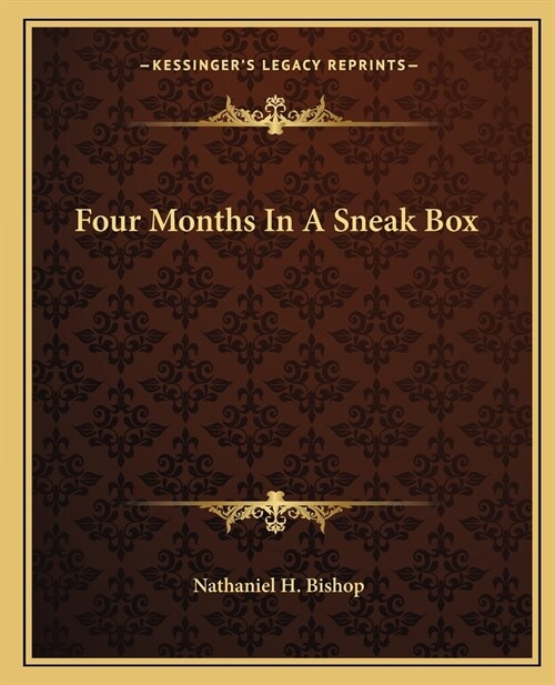 Four Months In A Sneak Box (Paperback)