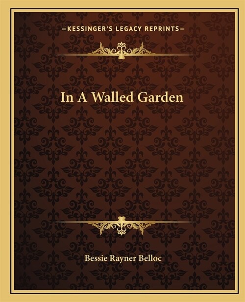 In A Walled Garden (Paperback)