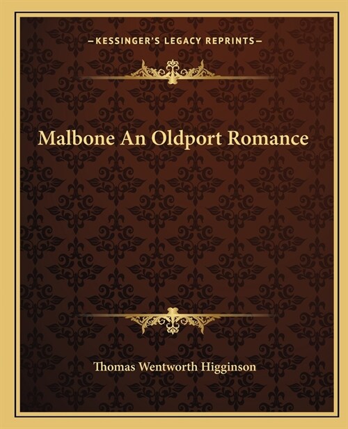 Malbone An Oldport Romance (Paperback)