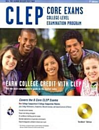 CLEP Core Exams (Paperback, CD-ROM, 7th)