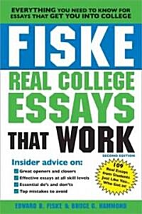 [중고] Fiske Real College Essays That Work (Paperback, 2nd)