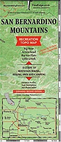 San Bernardino Mountains Recreation Topo Map (Paperback, 3rd, Expanded)