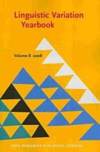 Linguistic Variation Yearbook 2008 (Paperback)